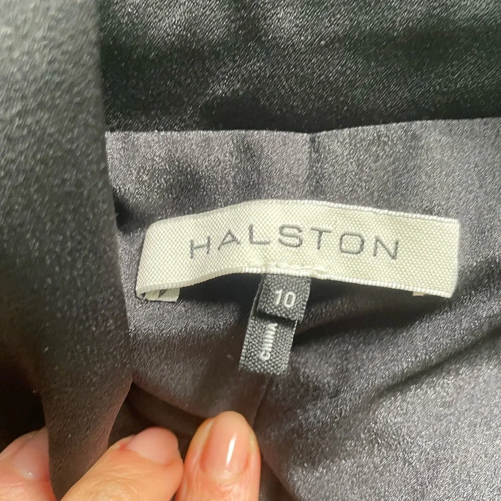 Halston Paris satin blazer dress - Picture 7 of 7